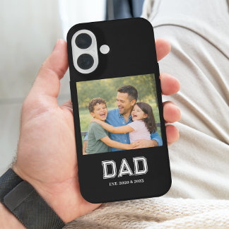Papa Opgericht Foto Moderne Typografie Nieuwe Vade iPhone 16 Hoesje