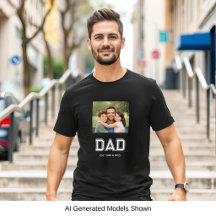 Papa Opgericht Foto Moderne Typografie Zwart