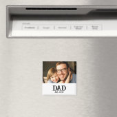 Papa Opgericht Foto Vaderdag Cadeau Magneet (Insitu (Vaatwasser))