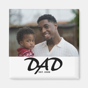 Papa Opgericht Fotocadeau Magneet
