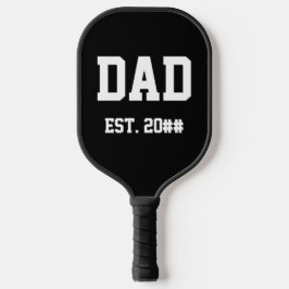 Papa Opgericht in 20xx Oprichtingsjaar Zwart en Wi Pickleball Paddle