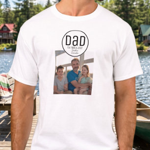 Papa Opgericht. Moderne, eenvoudige namen van kind T-shirt