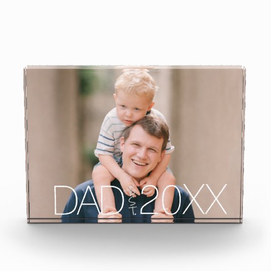 Papa Opgericht Moderne Script Foto (Voorkant)