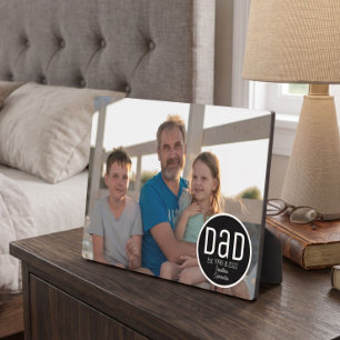 Papa Opgericht. Moderne, vette namen van kinderen Fotoplaat