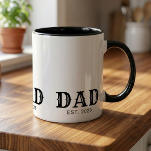 Papa Opgericht Nieuw Cadeau Voor Papa Mok
