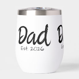 Papa Opgericht Nieuw Papa Cadeau Thermische Wijnbe