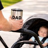 Papa Opgericht Nieuwe Papa Cadeau Geïsoleerde Drinkbeker