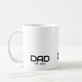 Papa Opgericht Nieuwe Papa Cadeau Koffiemok
