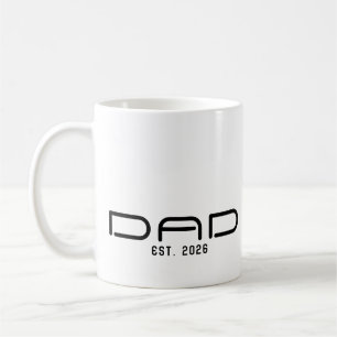Papa Opgericht Nieuwe Papa Cadeau  Koffiemok