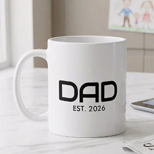 Papa Opgericht Nieuwe Papa Cadeau Koffiemok