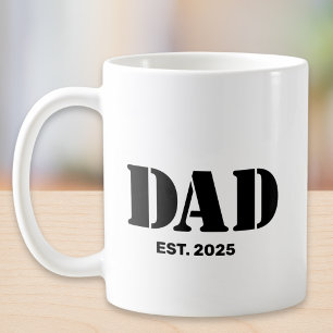 Papa Opgericht Nieuwe Papa Cadeau Koffiemok