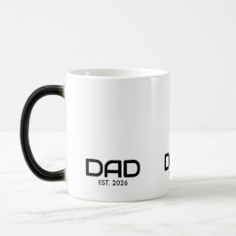 Papa Opgericht Nieuwe Papa Cadeau  Magische Mok