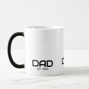 Papa Opgericht Nieuwe Papa Cadeau  Magische Mok