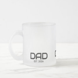 Papa Opgericht Nieuwe Papa Cadeau Matglas Koffiemok