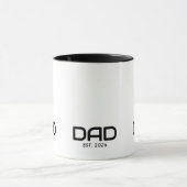 Papa Opgericht Nieuwe Papa Cadeau Mok (Midden)