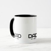 Papa Opgericht Nieuwe Papa Cadeau Mok (Voorkant links)