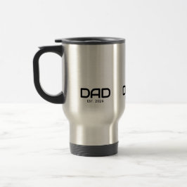Papa Opgericht Nieuwe Papa Cadeau Reisbeker