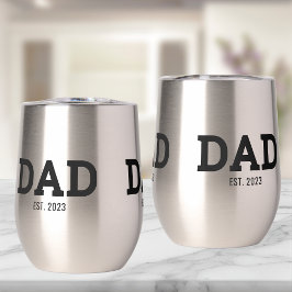 Papa Opgericht Nieuwe Papa Cadeau Thermische Wijn