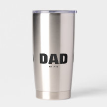 Papa Opgericht Nieuwe Papa Geschenk Geïsoleerd