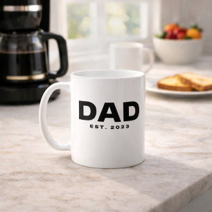 Papa Opgericht Nieuwe Papa Geschenkmok Koffiemok