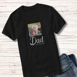 Papa Opgericht Script Foto T-shirt