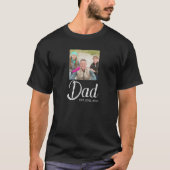 Papa Opgericht Script Foto T-shirt (Voorkant)
