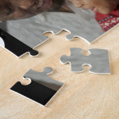 Papa Opgericht Script Zwart 3 Foto Legpuzzel (Zijkant)