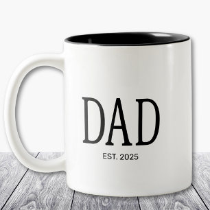 Papa Opgericht  Tweekleurige Koffiemok