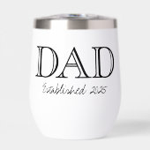 Papa Opgericht Vet Zwart Wit (Voorkant)