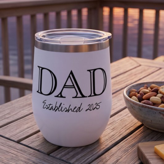 Papa Opgericht Vet Zwart Wit