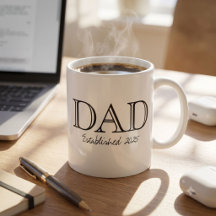 Papa Opgericht Vet Zwart Wit
