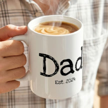 Papa Opgericht Vet Zwart Wit