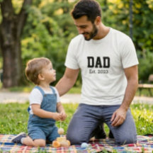 Papa Opgericht Vette Wit Zwart