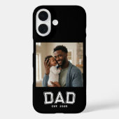 Papa Opgericht Vette Zwarte Foto Case-Mate iPhone Case (Achterkant)