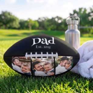Papa Opgericht. Witte Leuke Vette Eenvoudige Tekst American Football