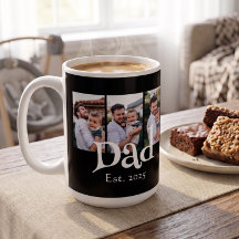 Papa Opgericht. Witte Leuke Vette Eenvoudige Tekst