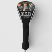 Papa Oprichting Jaar 3 Foto Golfheadcover (Voorkant)