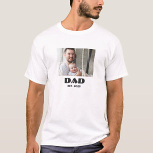 Papa Oprichting Mooi Foto Cadeau T-shirt