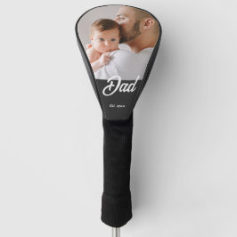 Papa Oprichtingsjaar Modern Vet Schrift Golf Headc Golfheadcover