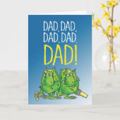 Papa, pa, pap...DAD!!! Kaart (Gele Bloem)