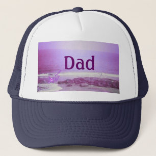 Papa Paarse Oceaan & Hemel Trucker Pet