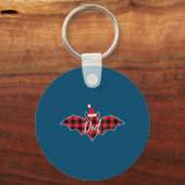 Papa Pajama Red Pset Buffalo Sleutelhanger (Voorkant)