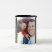 Papa pakt me op! Coffee Cup 3 Fotosjabloon Mok (Midden)