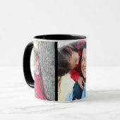 Papa pakt me op! Coffee Cup 3 Fotosjabloon Mok (Voorkant links)