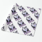 Papa Panda Beer Cadeaupapier (Uitgerold)