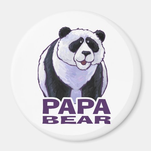 Papa Panda Beer Magneet (Voorkant)