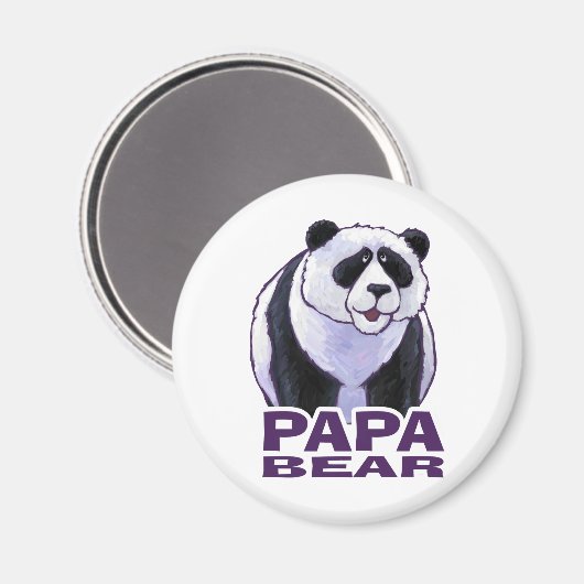 Papa Panda Beer Magneet (Voorkant / Achterkant)