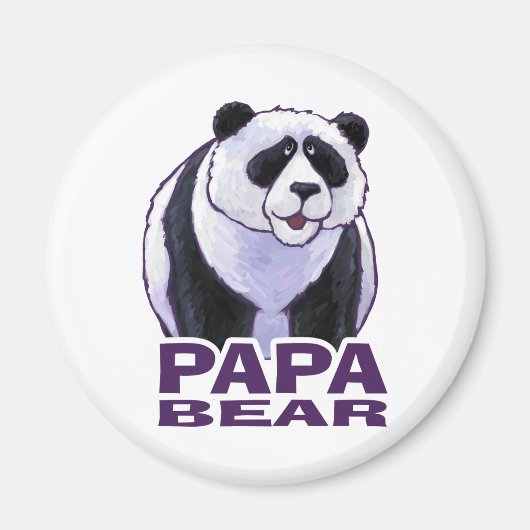 Papa Panda Beer Magneet (Voorkant)