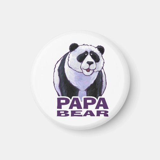 Papa Panda Beer Magneet (Voorkant)