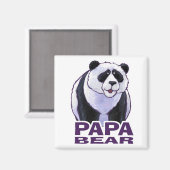 Papa Panda Beer Magneet (Voorkant / Achterkant)